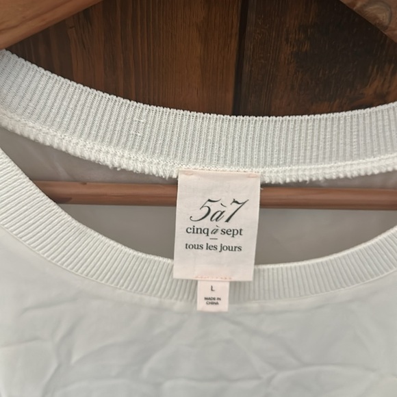 Cinq a Sep 5to7 Lenore Top, Size L - Picture 5 of 10